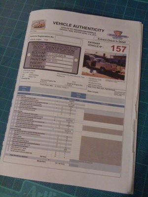 Sample of Authenticity Form